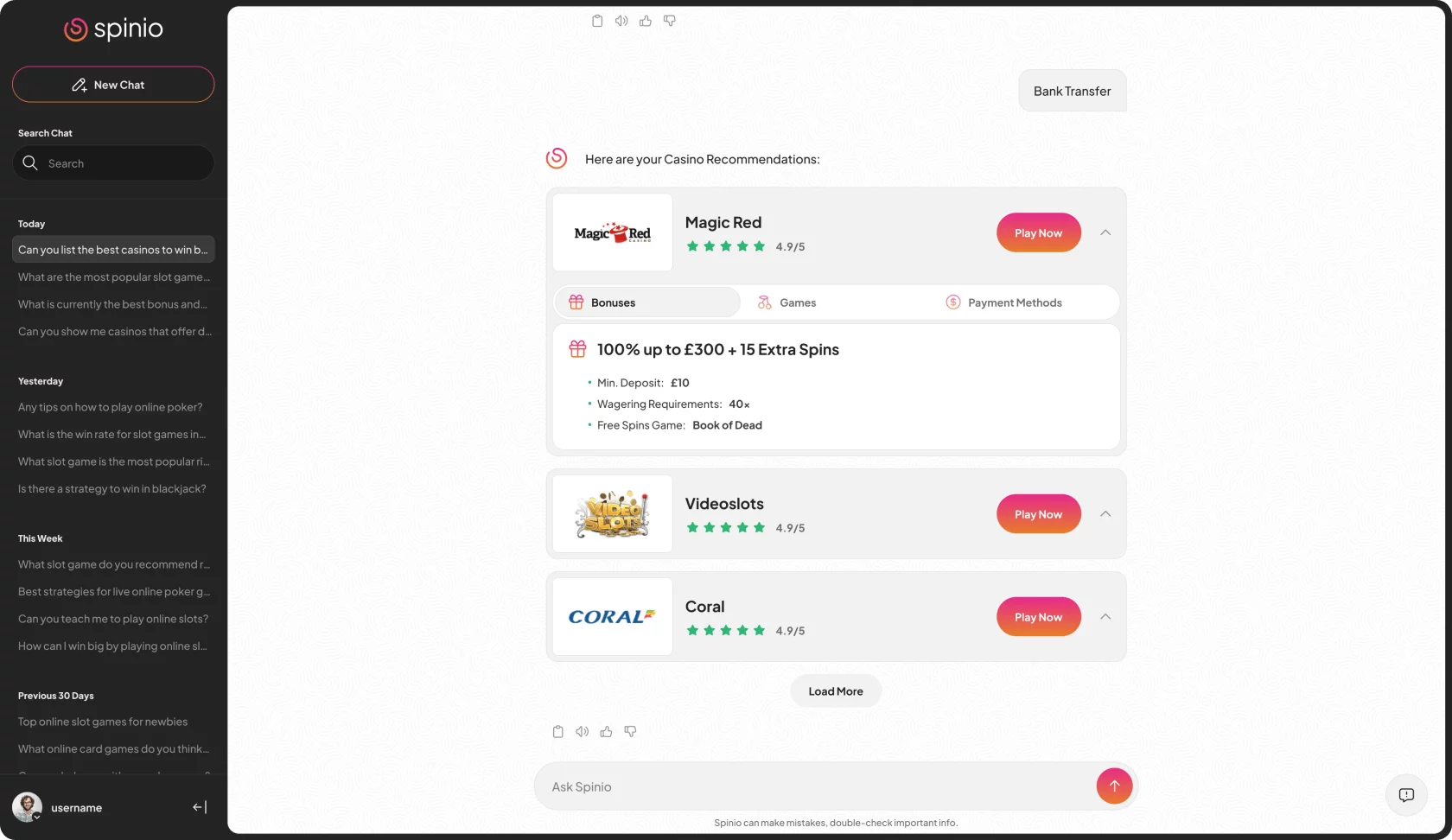 Adament Code - Spinio AI